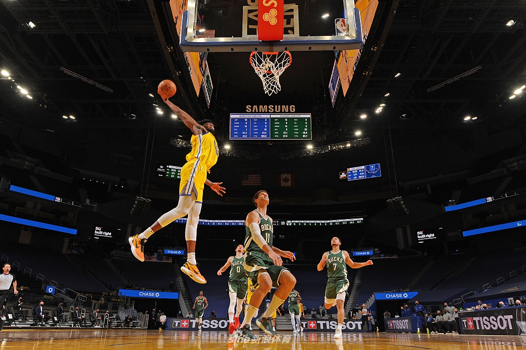 [NBA]雄鹿121-122勇士 库里砍41分