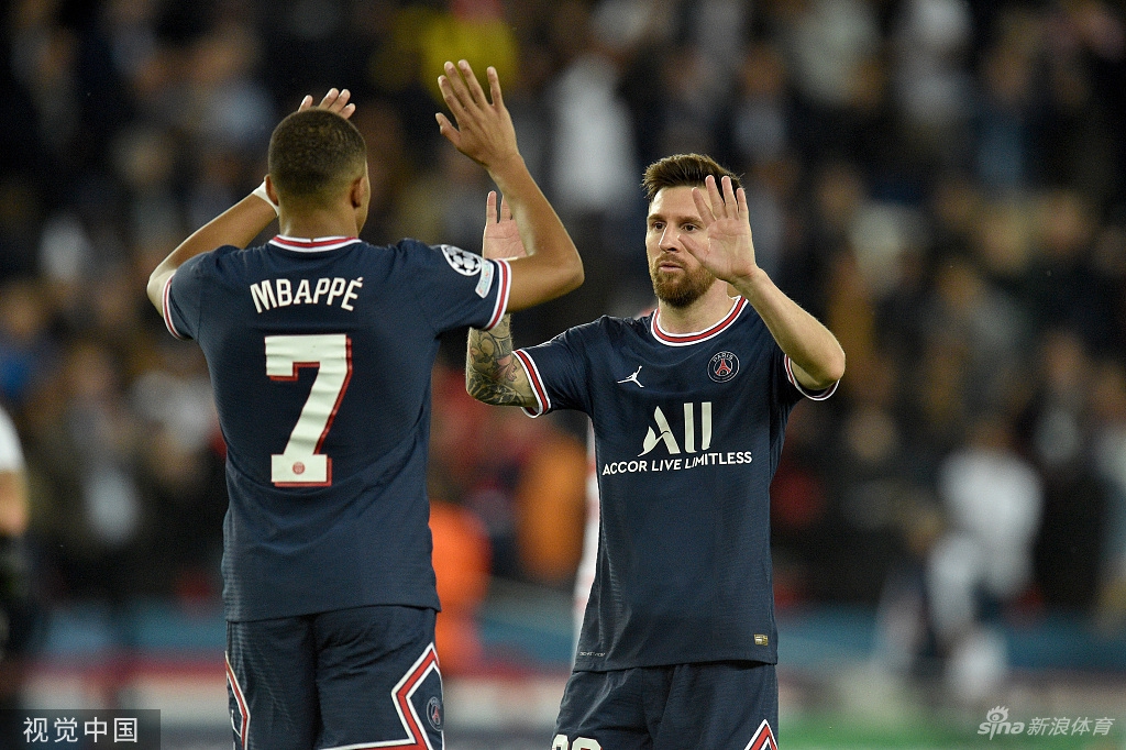 [欧冠]巴黎圣日耳曼3-2莱比锡 梅西梅开二度