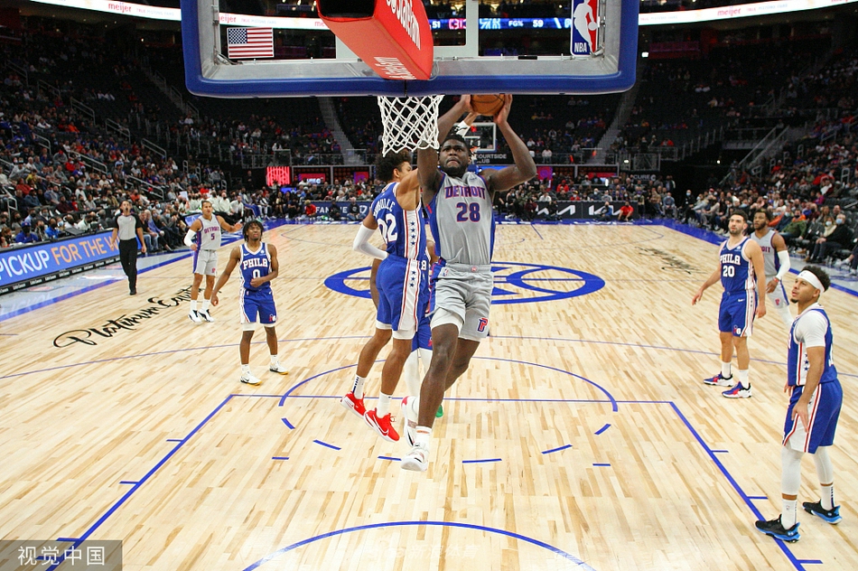 [NBA常规赛]76人109-98活塞
