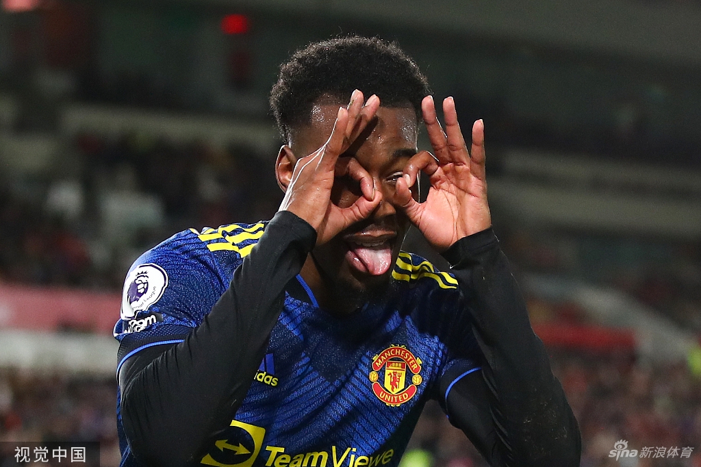 [英超]布伦特福德1-3曼联 B费助攻双响