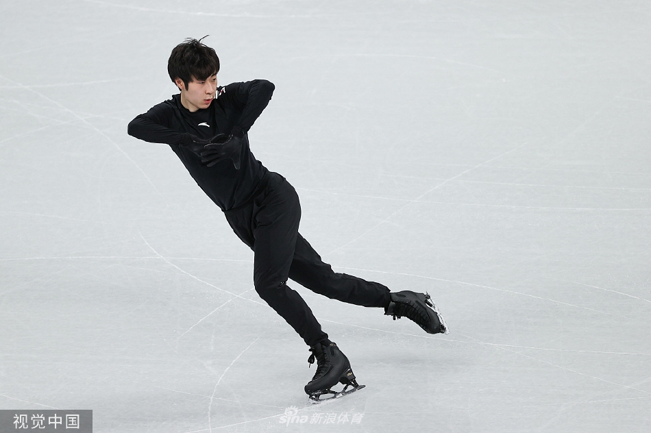 金博洋朱易亮相冬奥花滑训练日