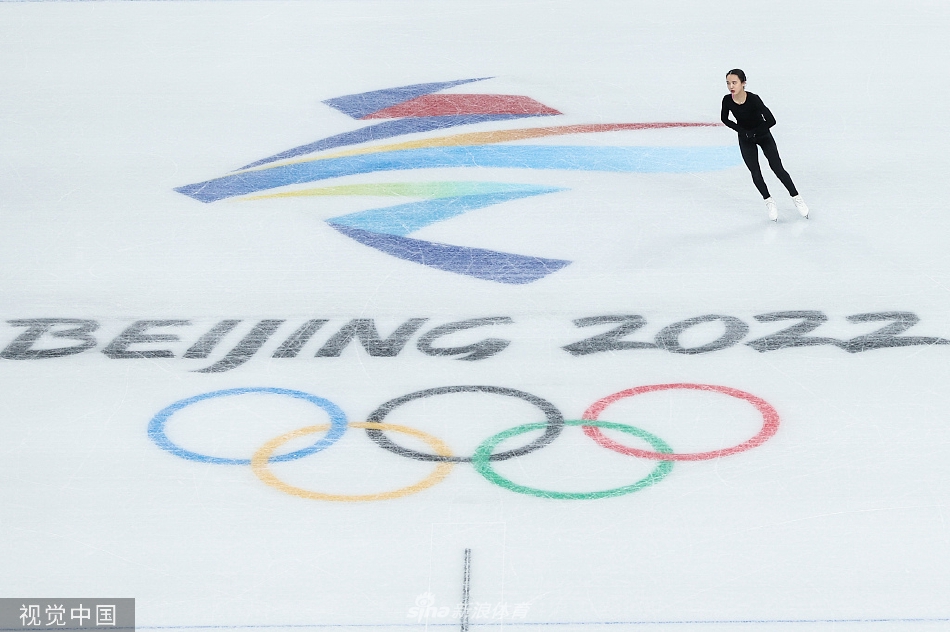 金博洋朱易亮相冬奥花滑训练日