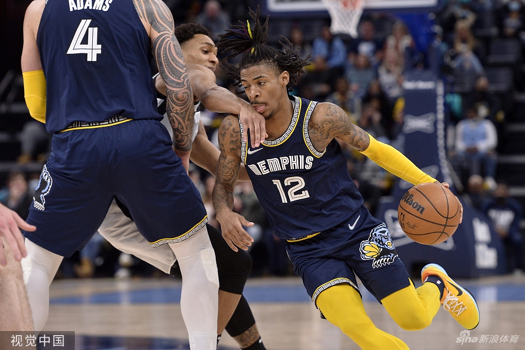 [NBA]马刺105-118灰熊 莫兰特豪取52分