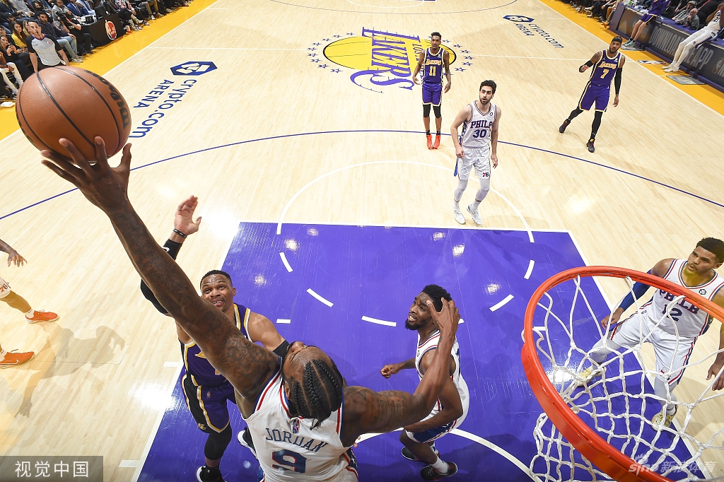 [NBA]76人126-121湖人 威少24分9板8助