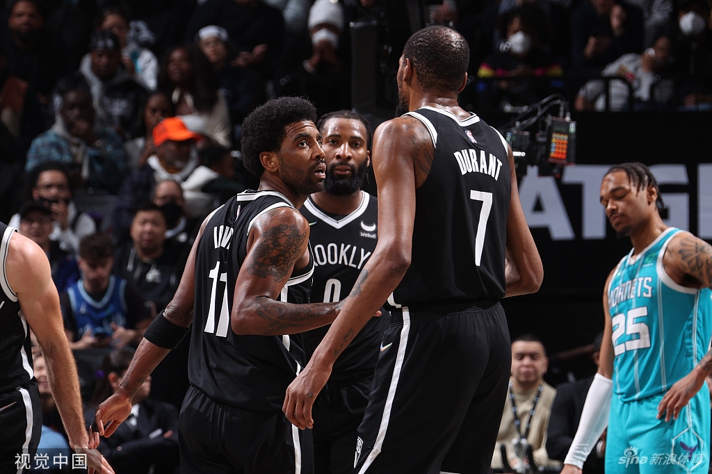 [NBA]黄蜂119-110篮网 杜兰特空砍27+8