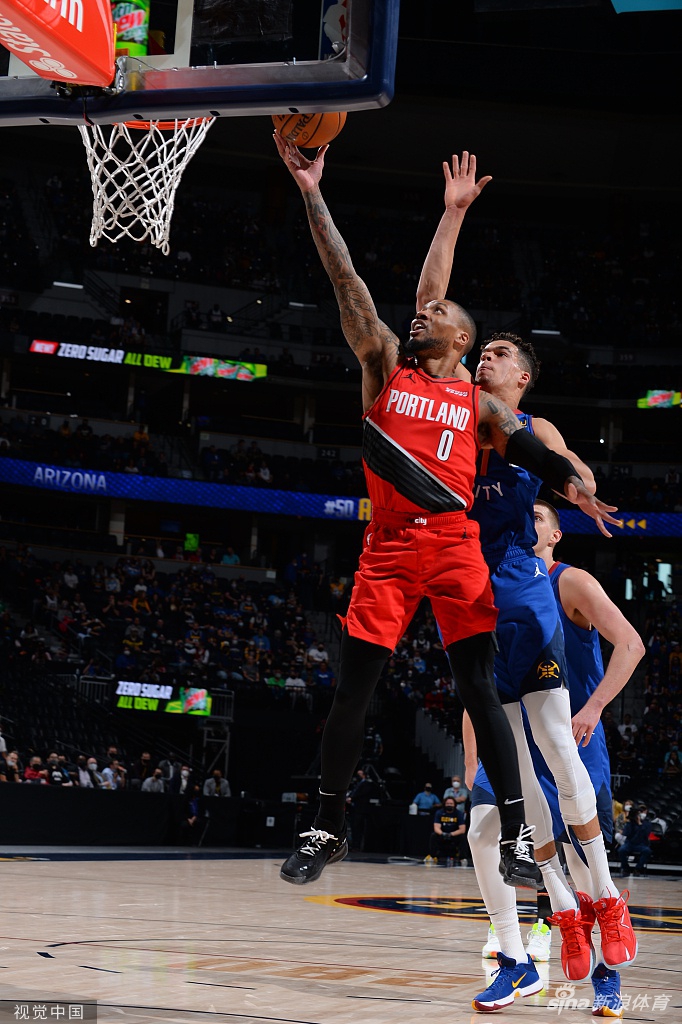 [NBA季后赛]开拓者140-147掘金 利拉德空砍55分