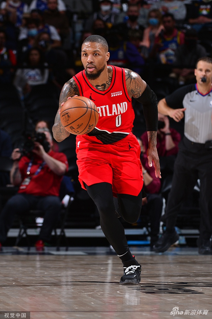 [NBA季后赛]开拓者140-147掘金 利拉德空砍55分