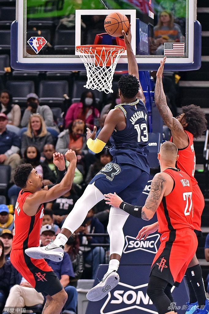 [NBA常规赛]火箭负灰熊吃12连败