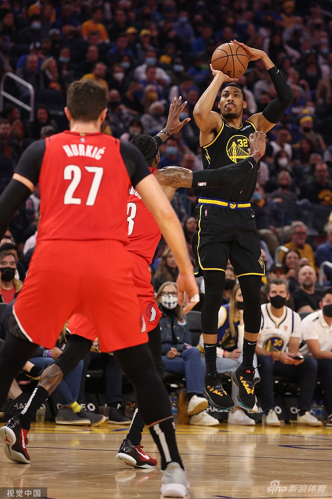 [NBA常规赛]开拓者103-118勇士