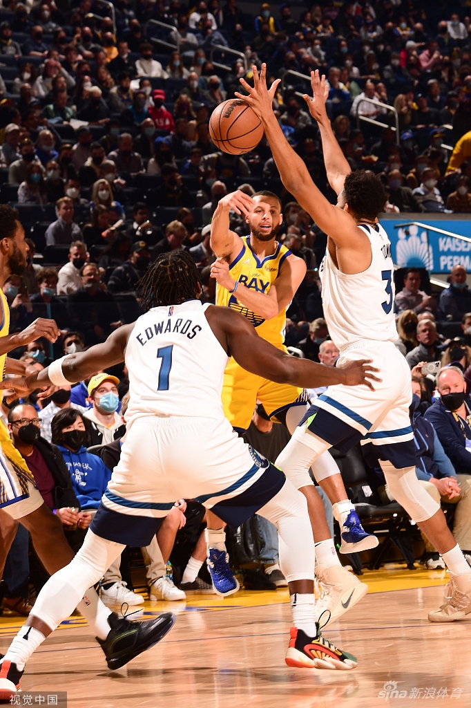 [NBA]森林狼115-124勇士 库里29分6助攻