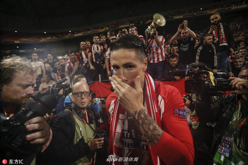 马竞庆祝夺得欧联杯冠军