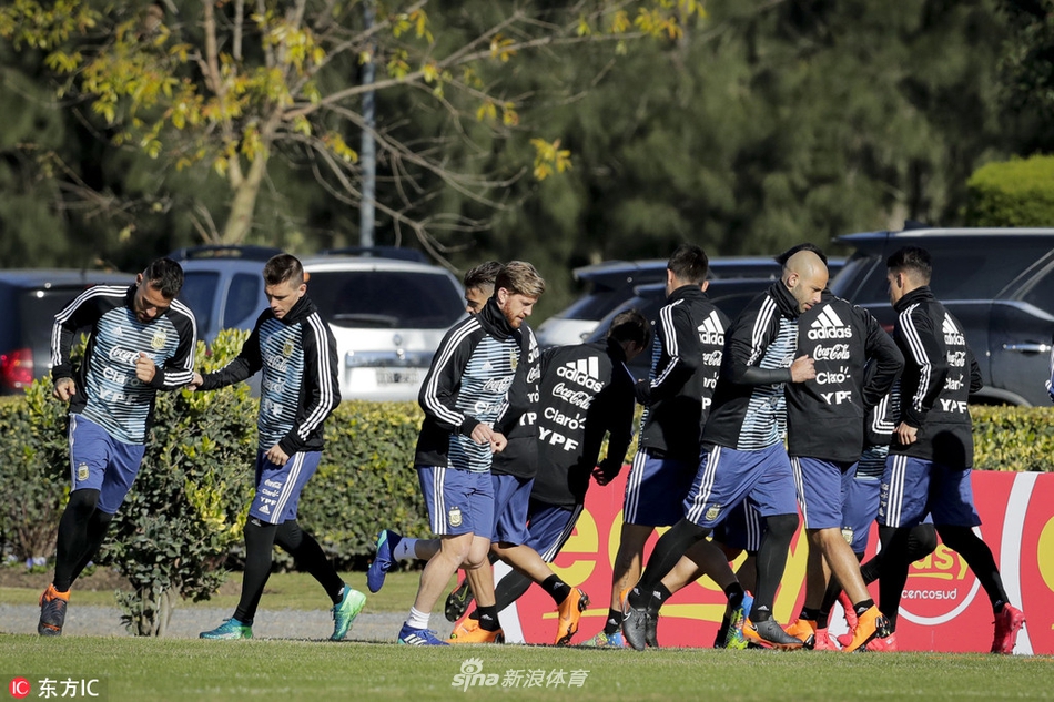 阿根廷备战世界杯热身赛