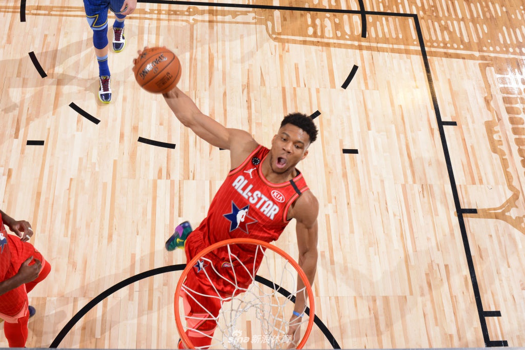 [2020NBA全明星赛]字母哥队155-157詹姆斯队