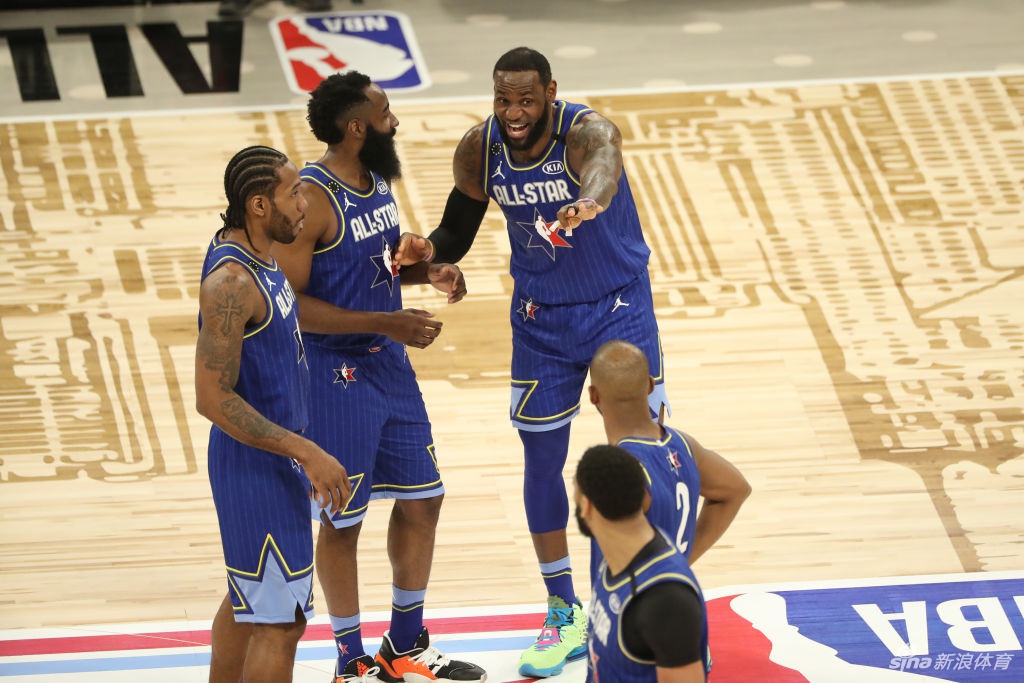 [2020NBA全明星赛]字母哥队155-157詹姆斯队