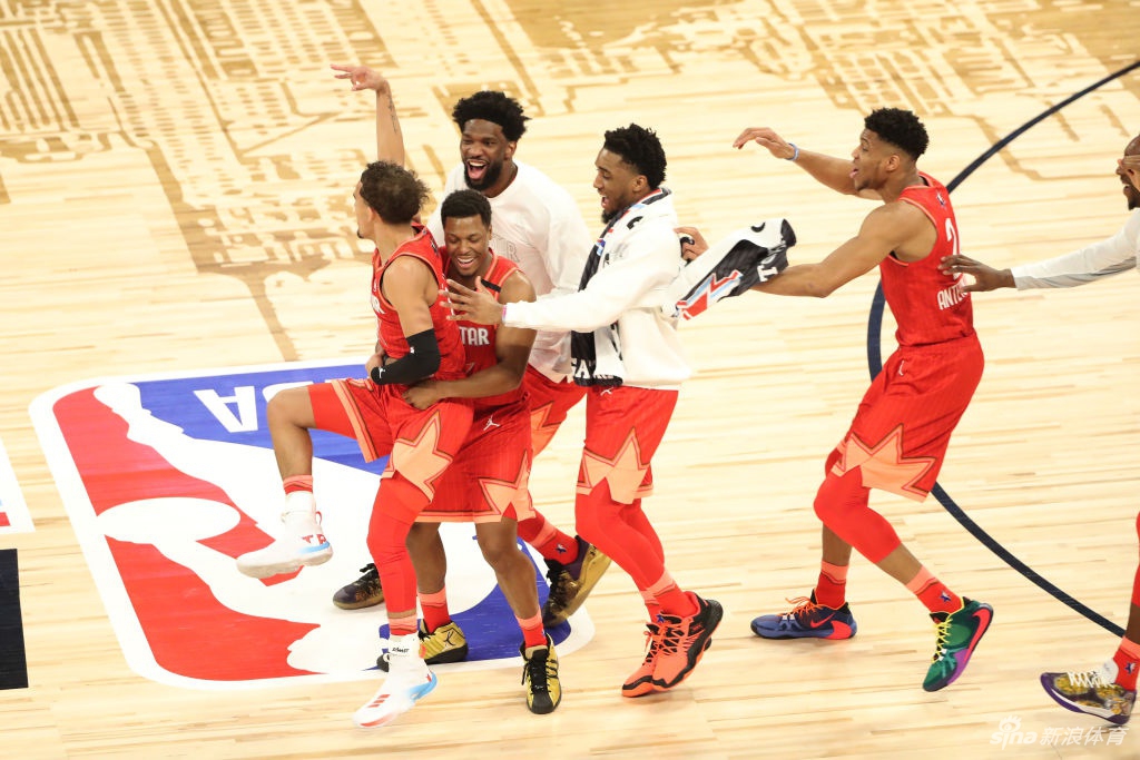 [2020NBA全明星赛]字母哥队155-157詹姆斯队