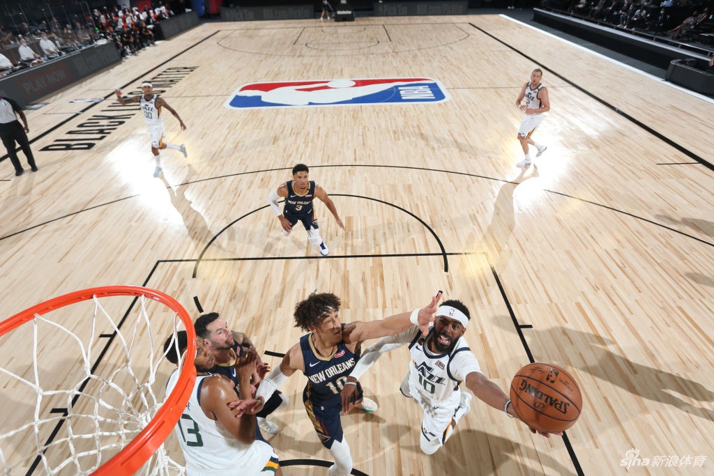 [NBA复赛]爵士106-104鹈鹕 戈伯特米切尔出战