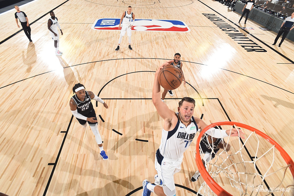 [NBA常规赛]独行侠114-110国王 东契奇砍大号三双