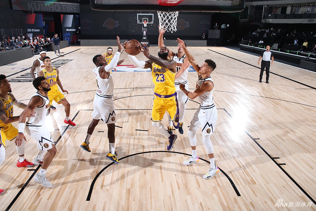 [NBA]掘金121-124湖人 库兹马3分绝杀詹皇29+12