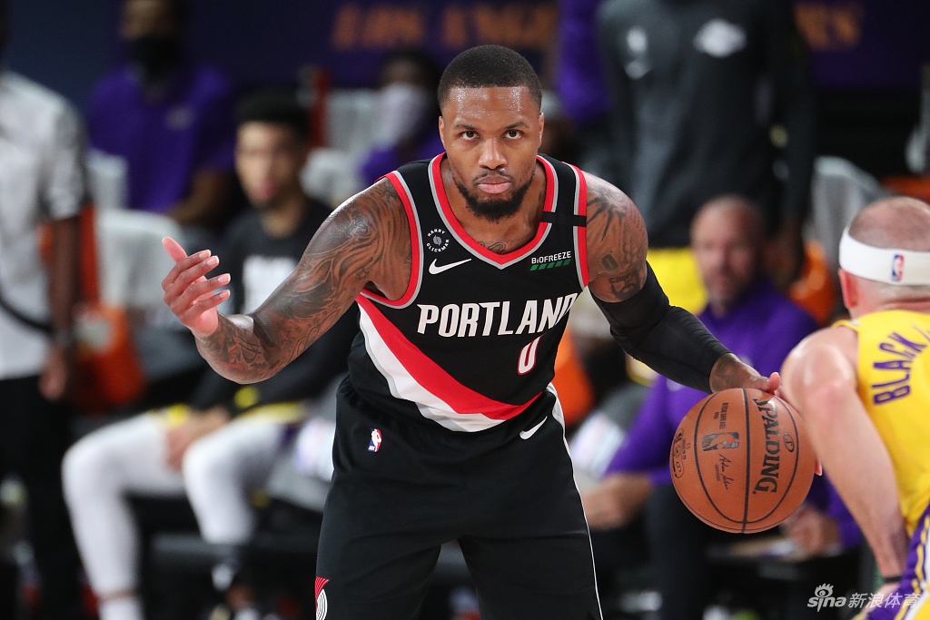 [NBA季后赛]开拓者100-93湖人 利拉德34分力压詹姆斯