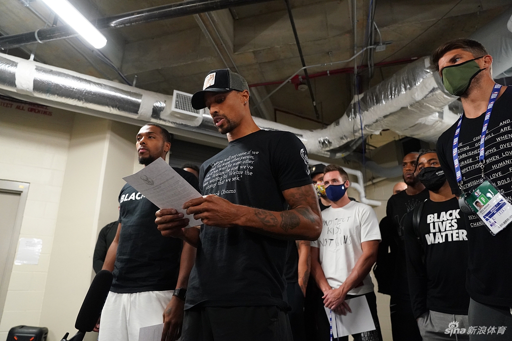 为抗议黑人被警察连射7枪 NBA球队决定罢赛