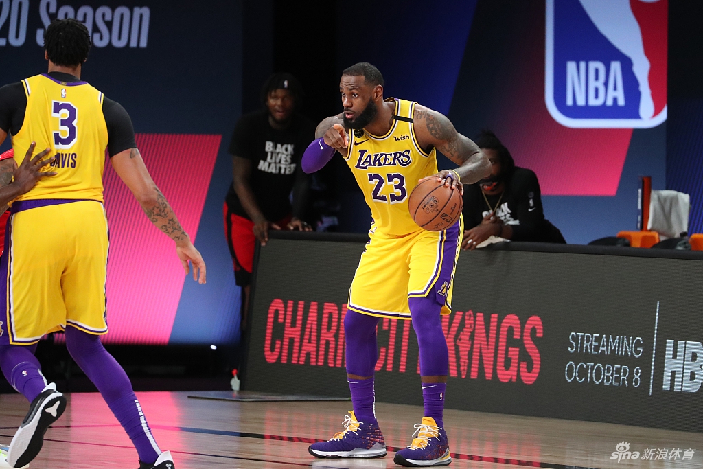 [NBA季后赛]湖人110-100获胜 总分3-1领先