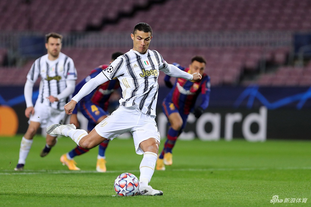 [欧冠]巴萨主场0-3尤文 C罗2球改写纪录