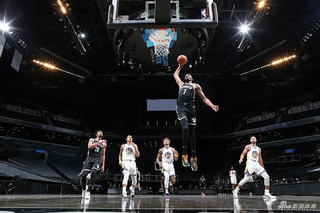 [NBA揭幕战]篮网125-99勇士 杜兰特欧文合砍48分