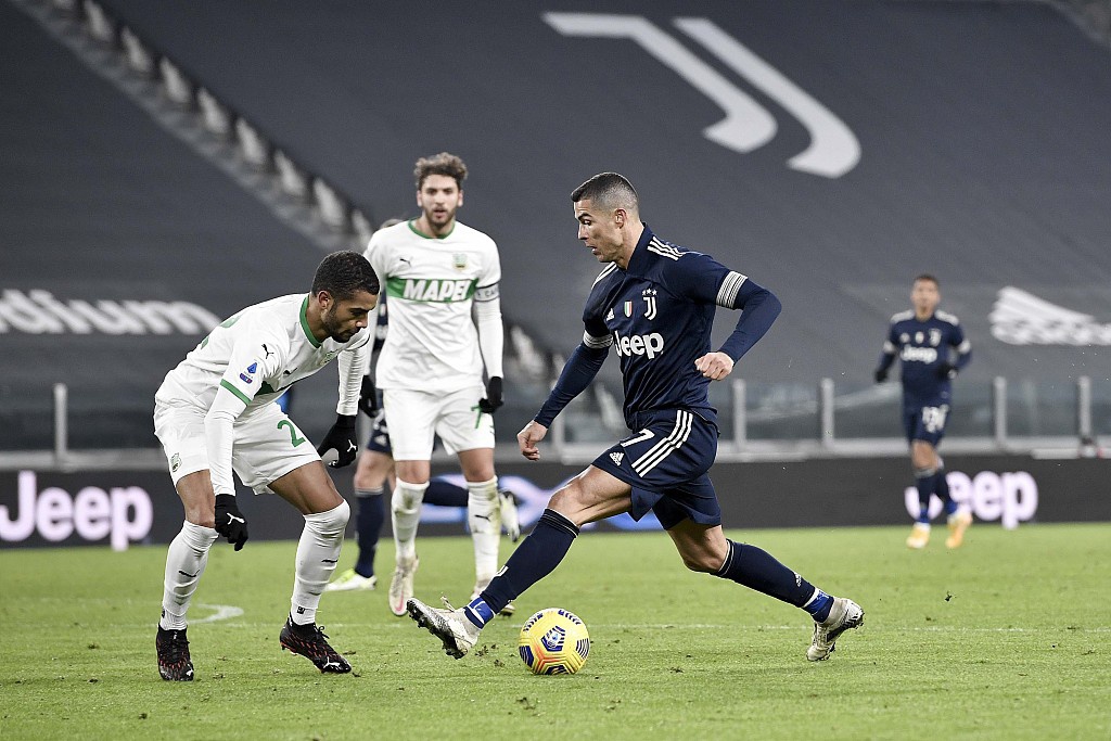 [意甲]尤文3-1萨索洛 C罗补时破门