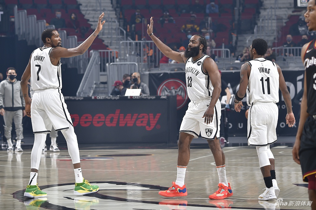 [NBA]篮网135-147骑士 三巨头合砍96分双加时输球