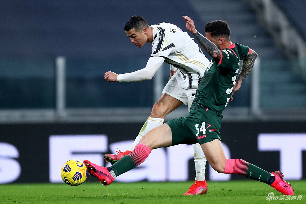 C罗超越卢卡库登顶意甲射手榜 连续14赛季进球超25个