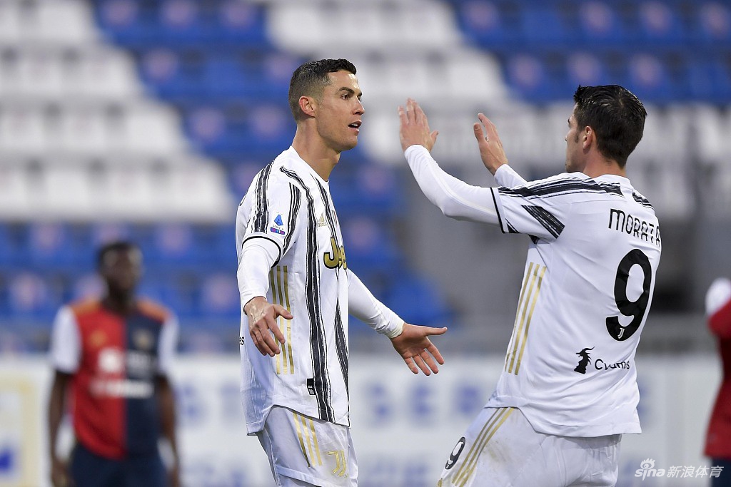 [意甲]卡利亚里1-3尤文 C罗上演完美帽子戏法