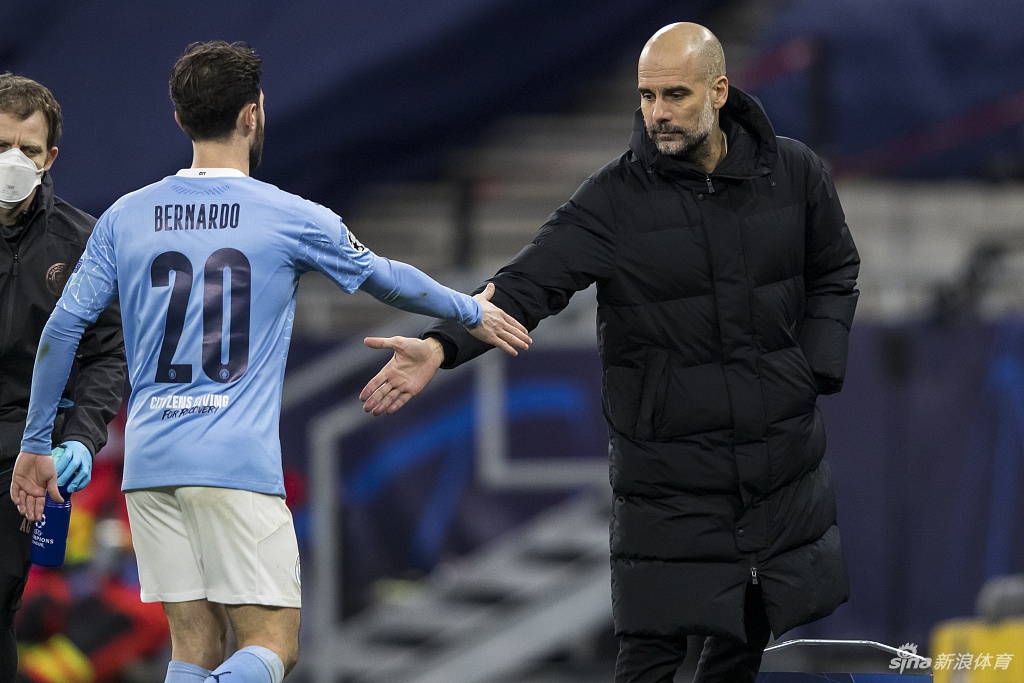 [欧冠]曼城2-0门兴 德布劳内进球