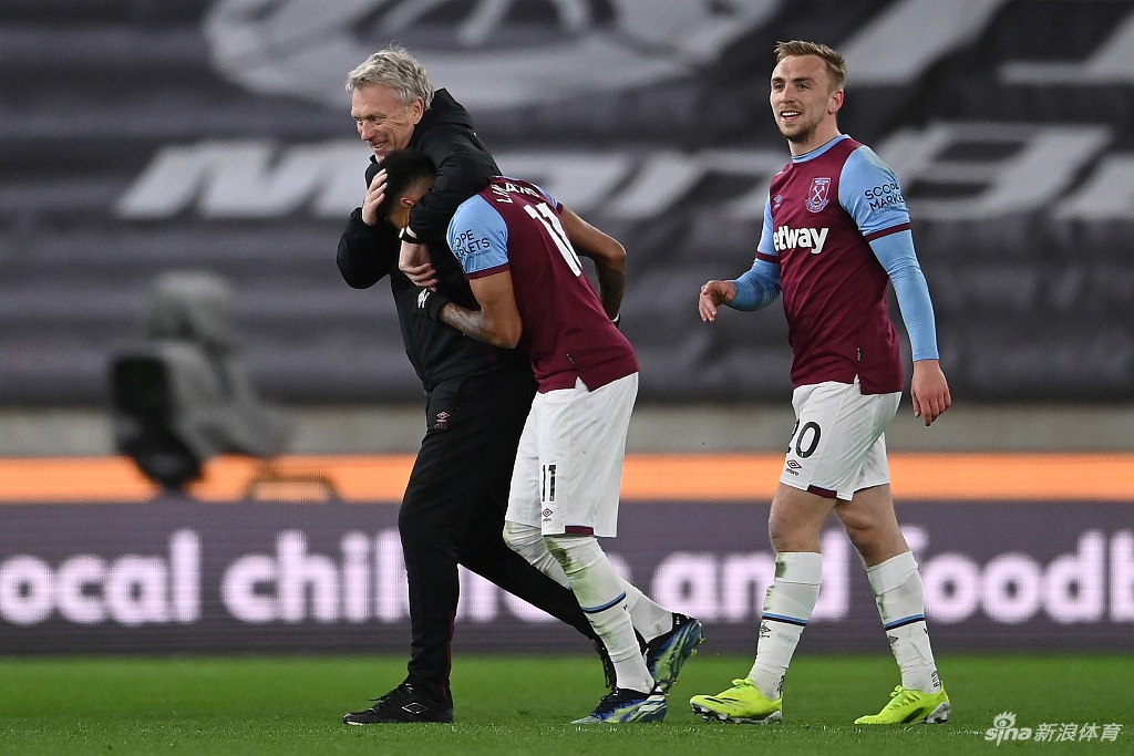 [英超]西汉姆3-2狼队 林加德60米奔袭破门+助攻