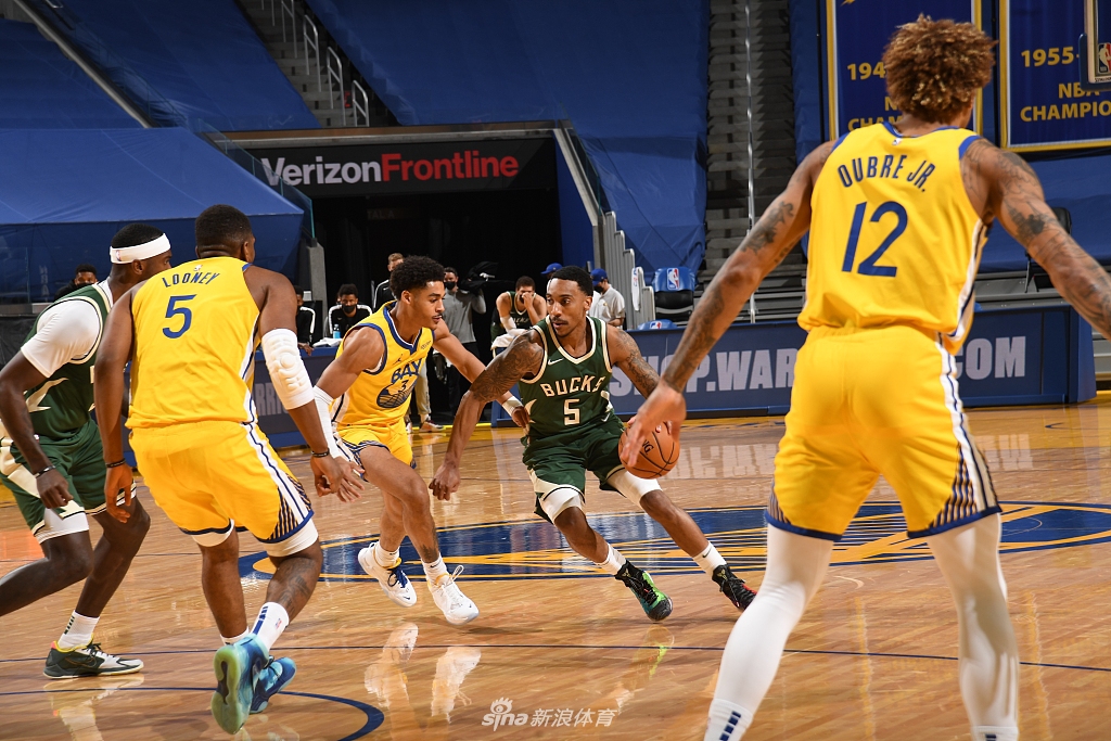 [NBA]雄鹿121-122勇士 库里砍41分