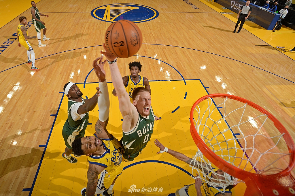 [NBA]雄鹿121-122勇士 库里砍41分