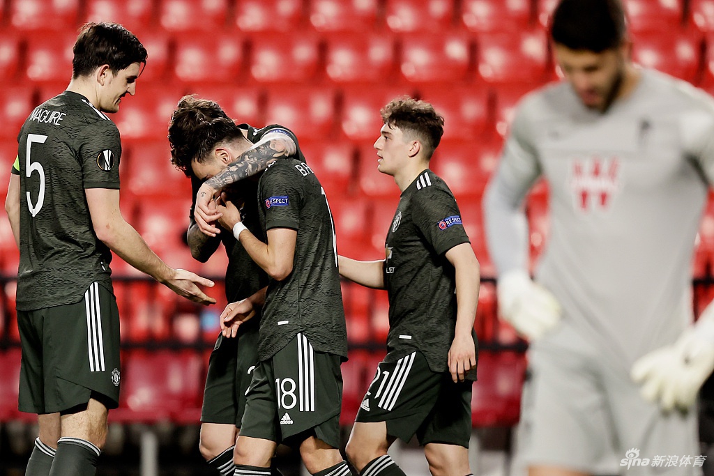 [欧联杯]曼联客场2-0格拉纳达 B费拉什福德破门