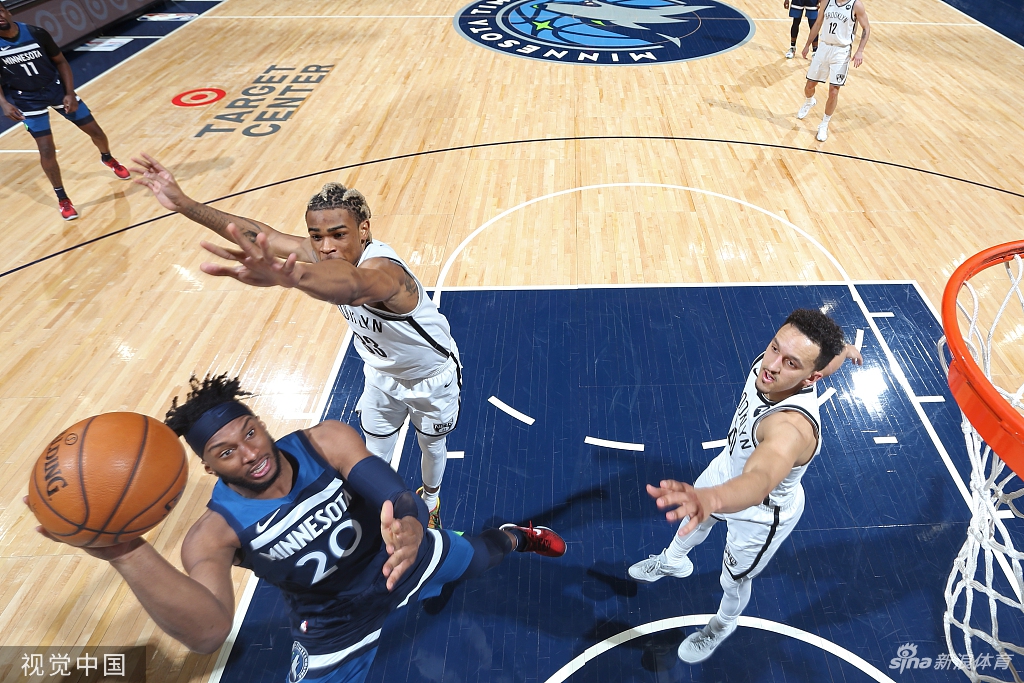 [NBA]篮网127-97大胜森林狼 杜兰特轻取31分