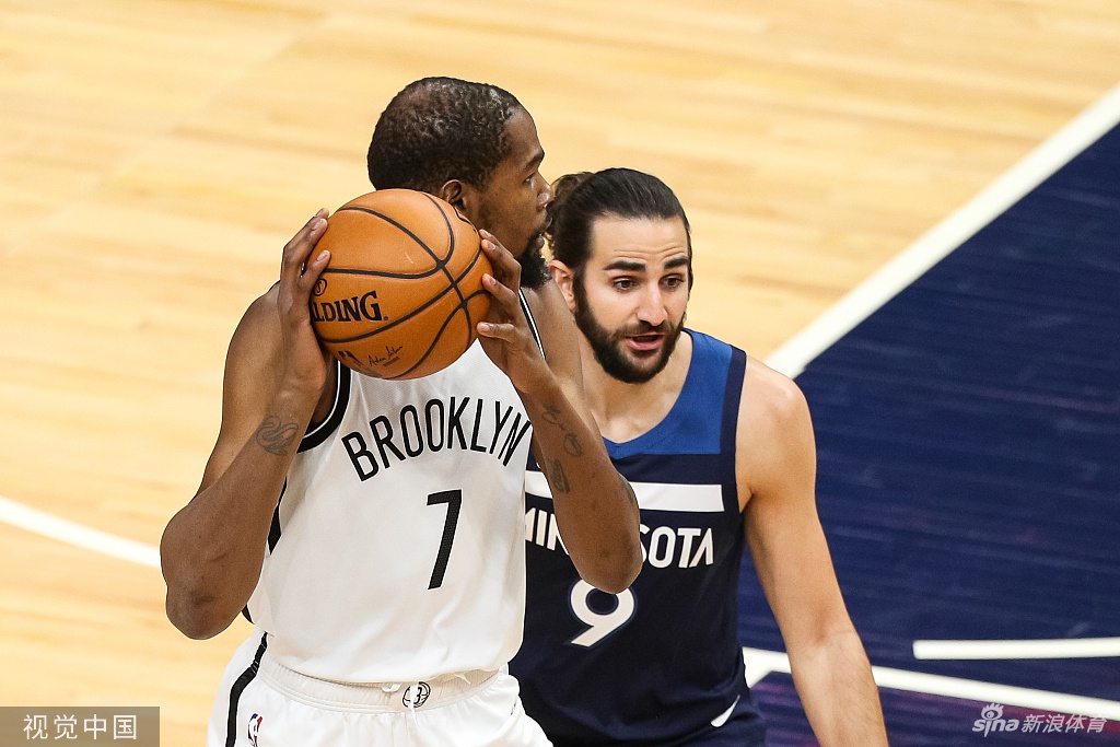 [NBA]篮网127-97大胜森林狼 杜兰特轻取31分