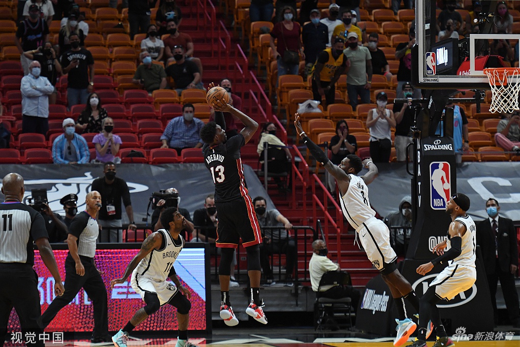 [NBA]篮网107-109热火 阿德绝杀杜兰特伤退
