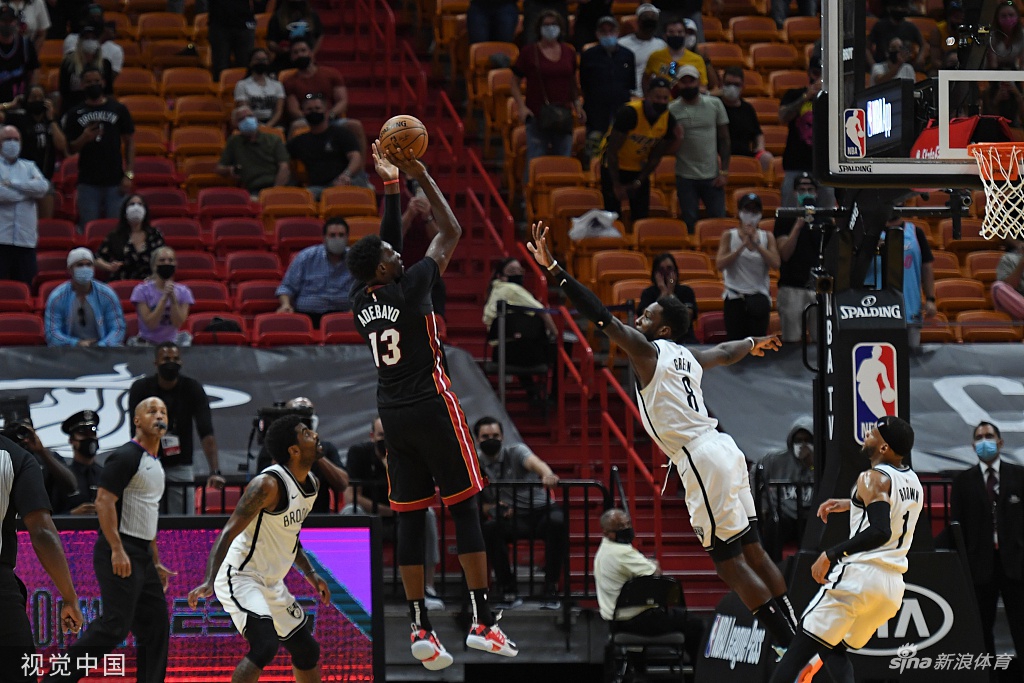 [NBA]篮网107-109热火 阿德绝杀杜兰特伤退