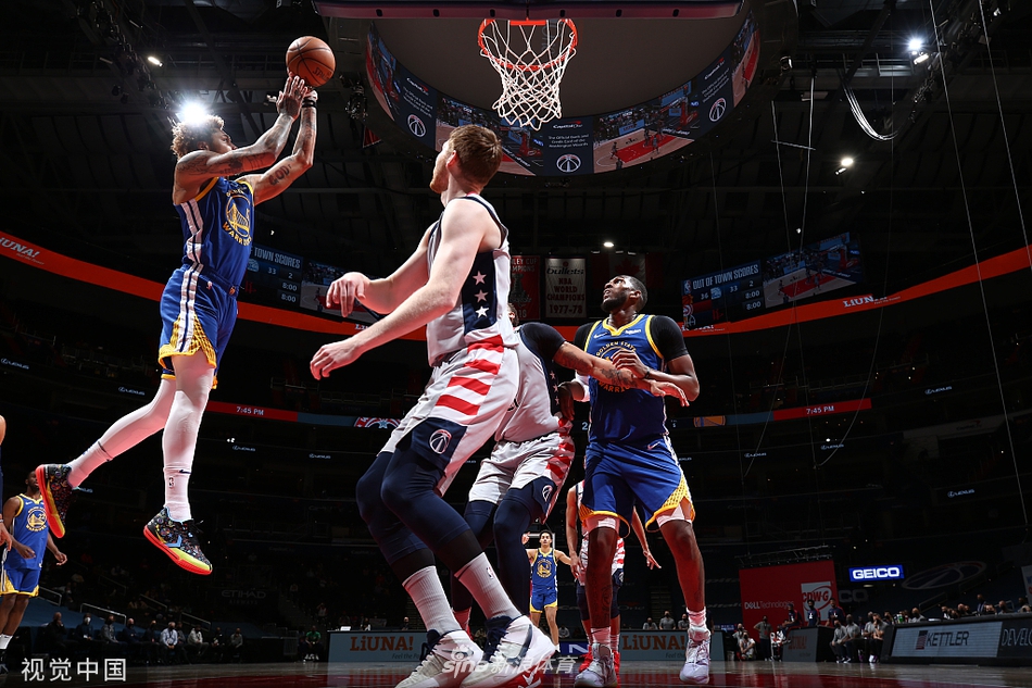 [NBA]勇士114-118奇才 库里仅18分威少砍三双