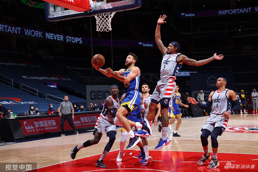 [NBA]勇士114-118奇才 库里仅18分威少砍三双