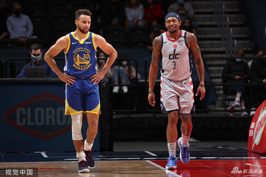 [NBA]勇士114-118奇才 库里仅18分威少砍三双