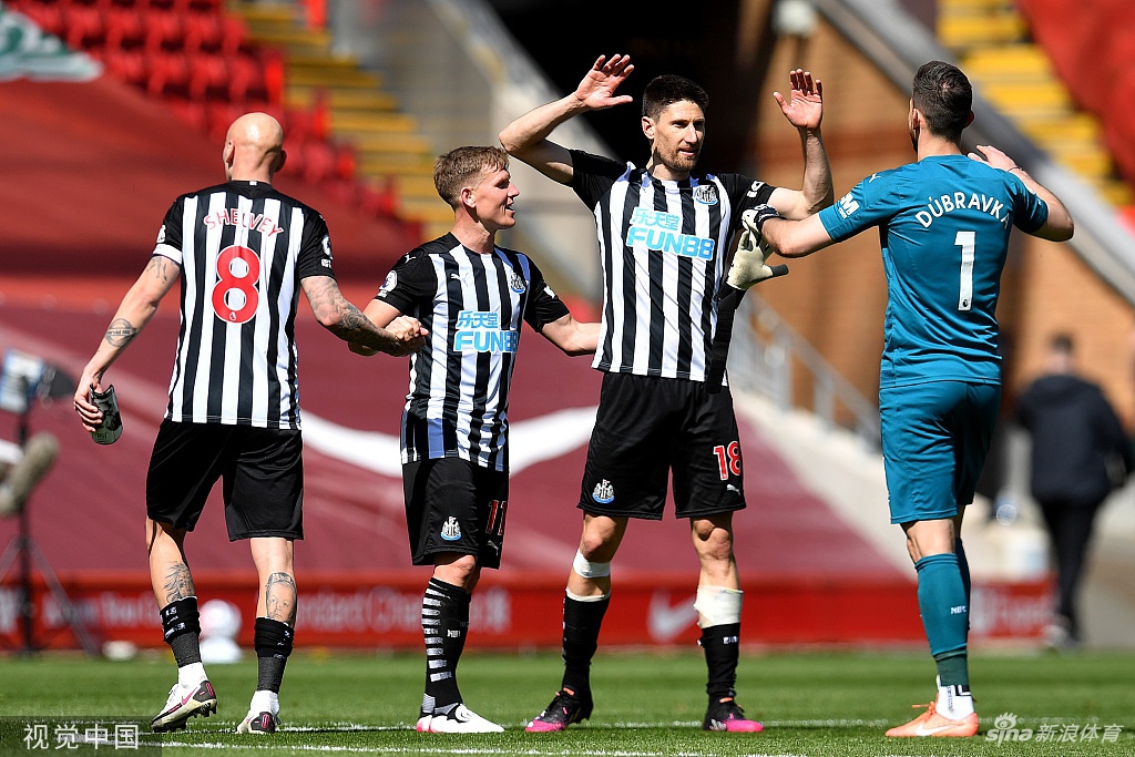 [英超]利物浦第95分钟被扳平 1-1平纽卡斯尔