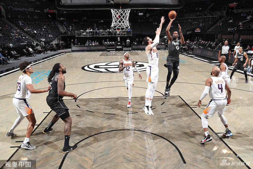 [NBA]太阳119-128篮网 杜兰特欧文合砍67分