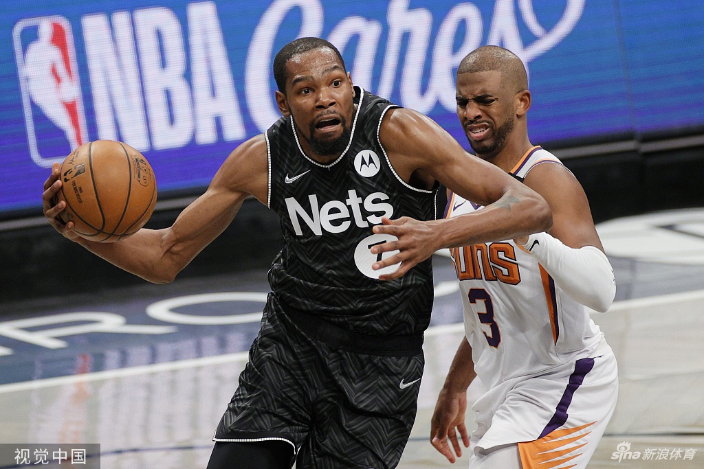 [NBA]太阳119-128篮网 杜兰特欧文合砍67分