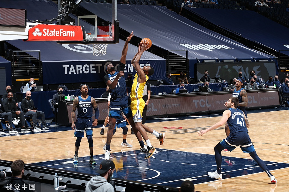 [NBA]勇士114-126森林狼 库里空砍37分