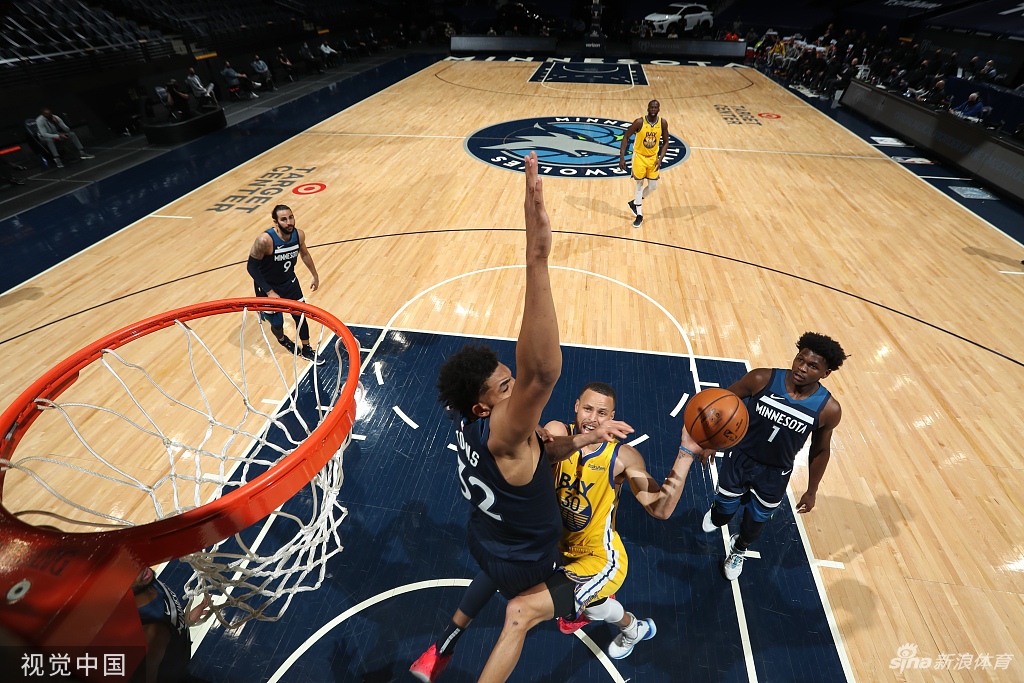 [NBA]勇士114-126森林狼 库里空砍37分