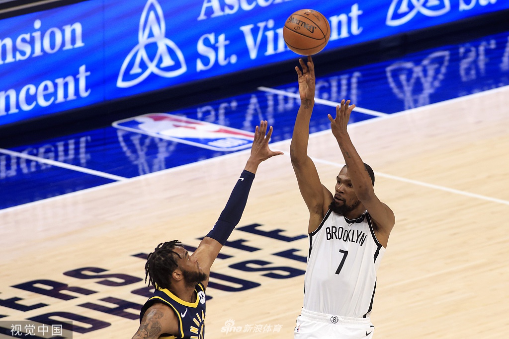 [NBA]篮网130-113步行者 杜兰特42分10助攻