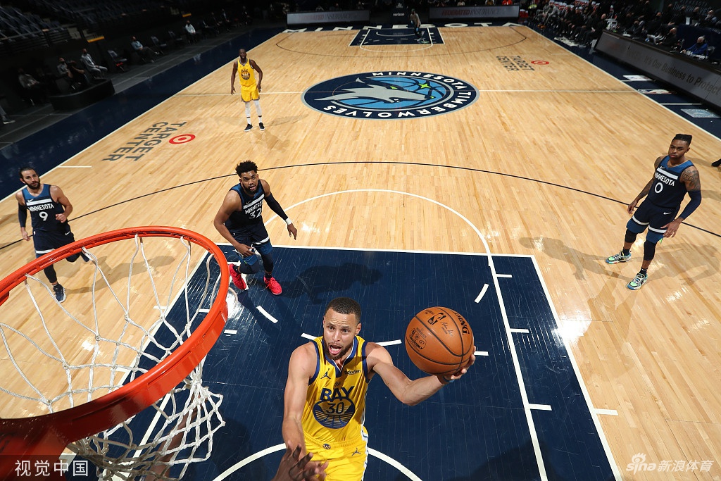 [NBA]勇士114-126森林狼 库里空砍37分